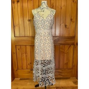 Elliatt Lace Dress - Baby Blue - Size Large
